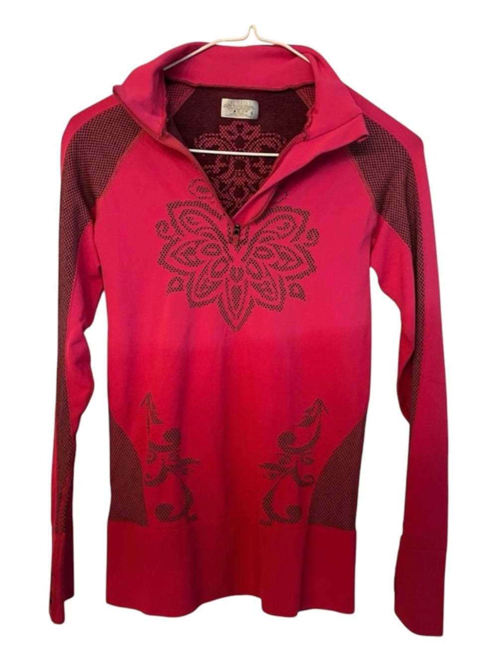 Athleta pink ombré pullover small